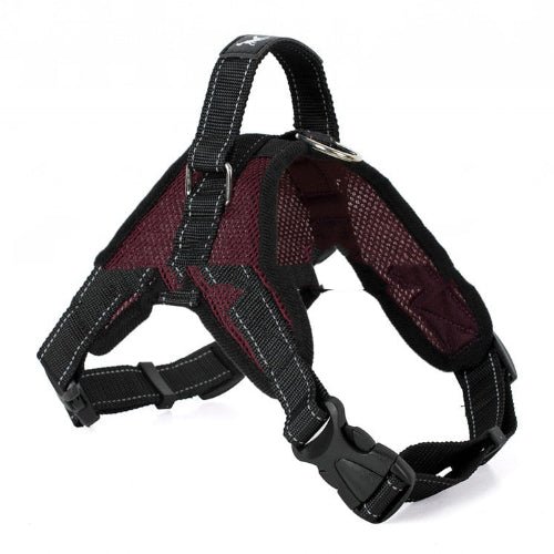 Adjustable Mesh Dog Harness Saddle Style Vest with Matching Leash - Image 2